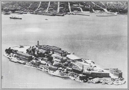 Alcatraz prison then now - then,